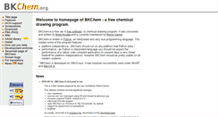 Desktop Screenshot of bkchem.zirael.org